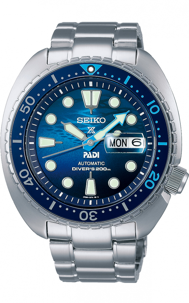 SEIKO Prospex 'Great Blue' Turtle Scuba PADI Special Edition 45mm ΜΠΛΕ ΚΑΝΤΡΑΝ