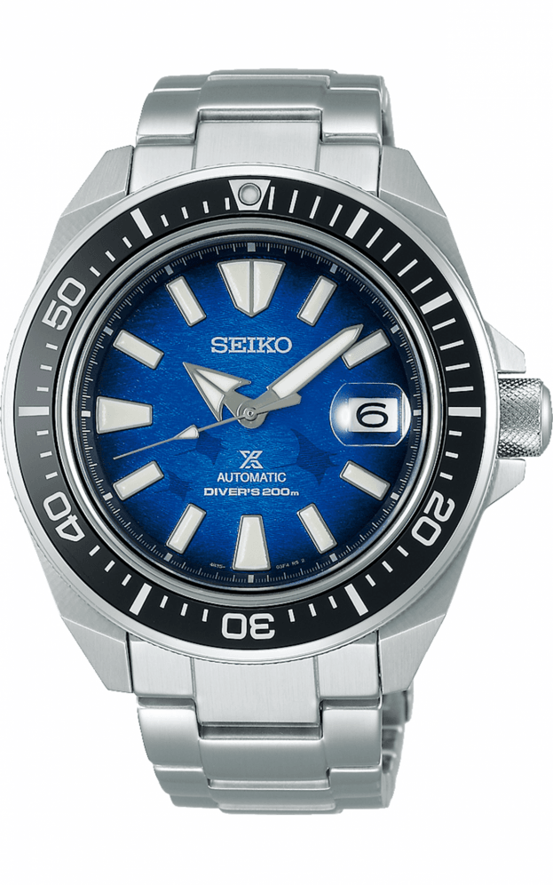 SEIKO Prospex 'King Samurai' Save the Ocean Automatic 43.8mm Blue Dial