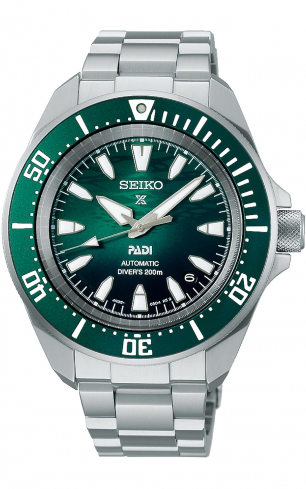 SEIKO Prospex PADI 60th Anniversary 4R Compact Diver’s Special Edition Αυτόματο 41,7mm Πράσινο Καντράν