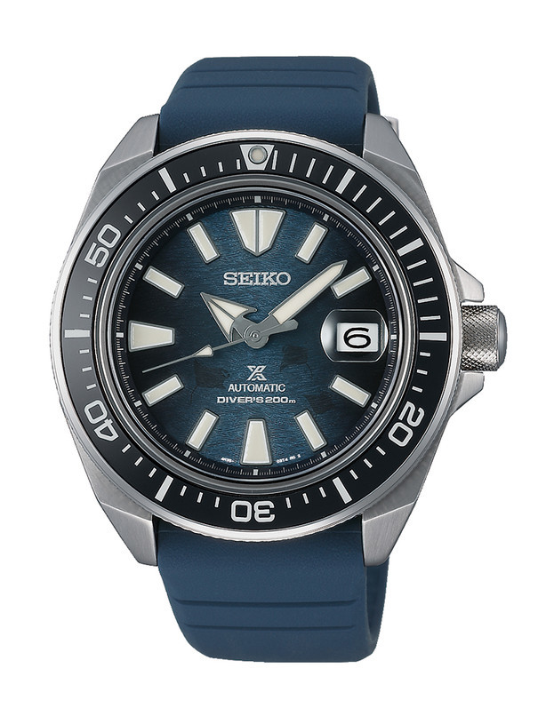 SEIKO Prospex Save The Ocean King Samurai Automatic 43.8mm μπλε καντραν