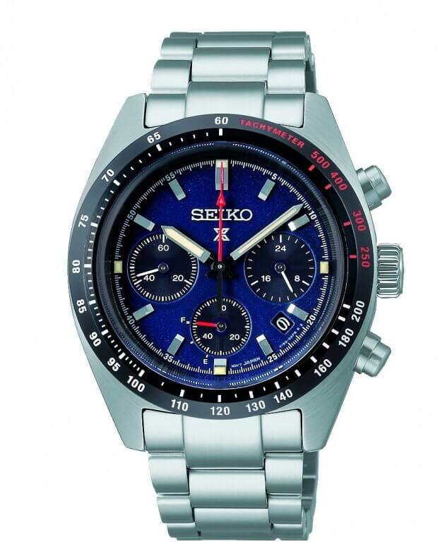 SEIKO Prospex Solar Speedtimer 1969 Re-Creation Chronograph 39mm Blue Dial  Mens Watch - Inglessis