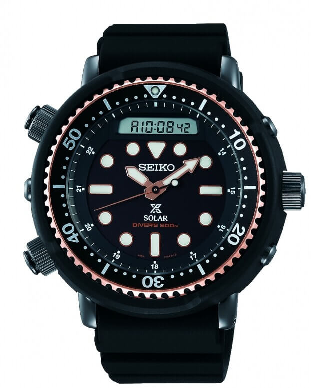 SEIKO Prospex Solar Titanium 47.8mm Black Dial