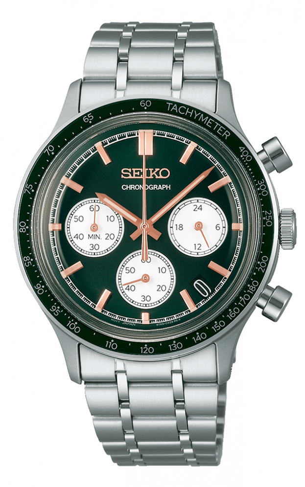 SEIKO Sports Μπαταρίας 38,7mm Πράσινο Καντράν