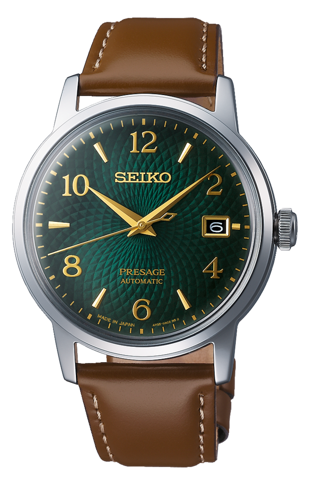 SEIKΟ Presage Cocktail Time Mojito Automatic 38,5mm Green Dial