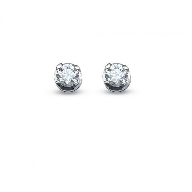 INGLESSIS COLLECTION PROMISE Earrings 18K White Gold with Diamonds