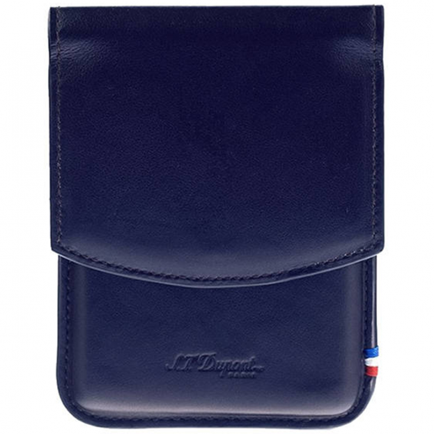 S.T. Dupont Atelier  cigarillos leather case blue