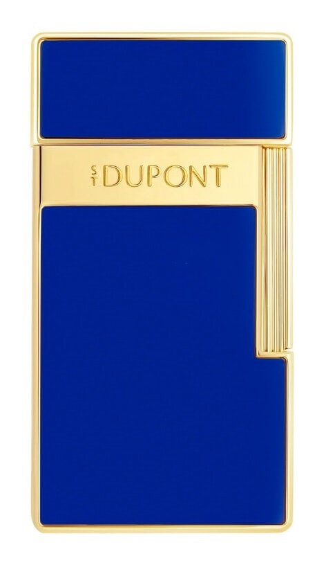 S.T. Dupont Biggy Lighter Golden Blue Lacquer