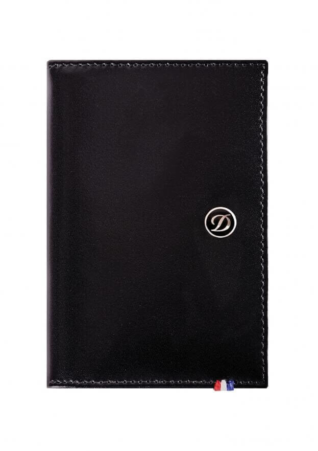 S.T. DUPONT  Business Card Holder LINE D Black Leather