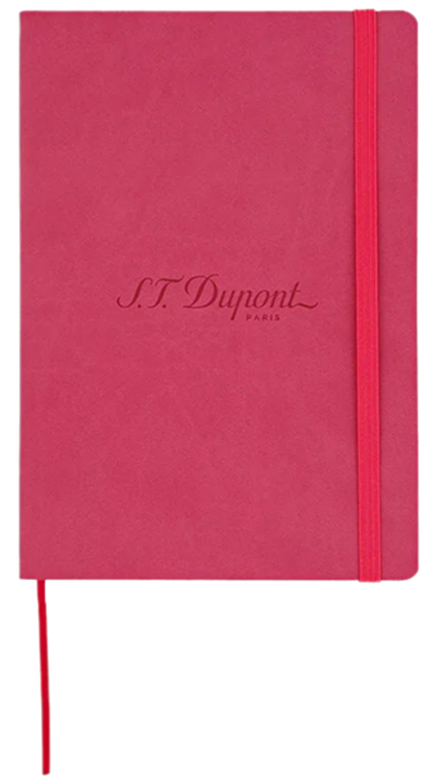 S.T. DUPONT DARK PINK A5 NOTEBOOK