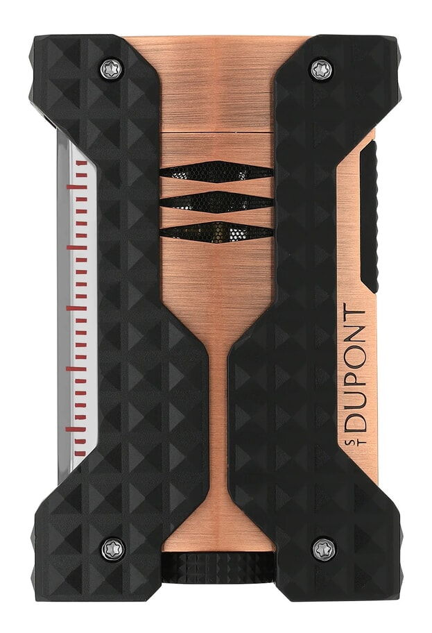 S.T. Dupont Windproof Brushed Lighter Copper