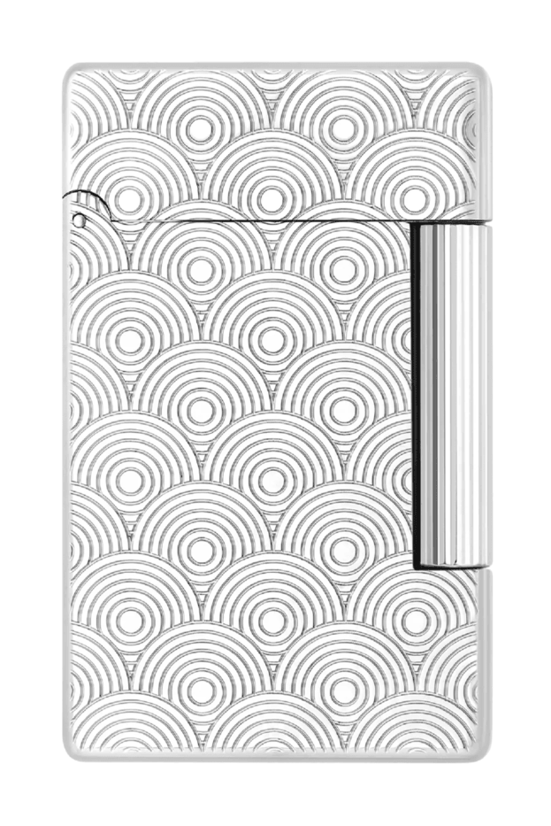 S.T. Dupont Initial Guilloche Cube Αναπτήρας Ασημί