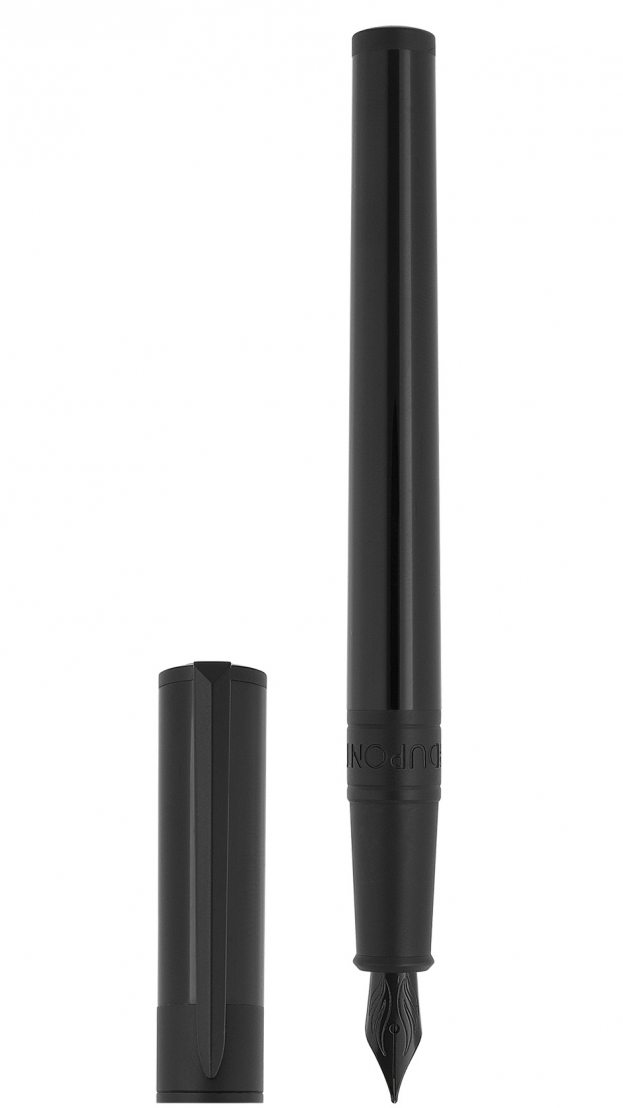 S.T. DUPONT Initial Fountain Pen Black