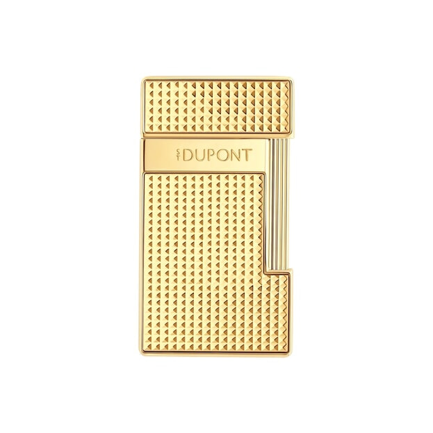 S.T. Dupont Slimmy Diamond Head Lighter Χρυσός