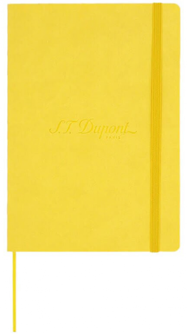 S.T. DUPONT YELLOW A5 NOTEBOOK