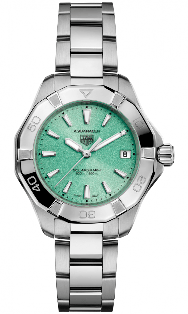 TAG HEUER Aquaracer  Professional 200 Solargraph 34mm sunray blue καντραν