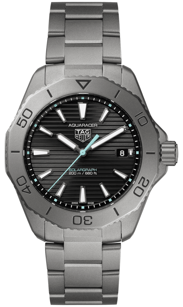 TAG Heuer Aquaracer Professional 200 Solargraph 40mm Μαύρο Καντράν