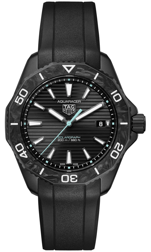 TAG Heuer Aquaracer Professional 200 Solargraph 40mm Μαύρο Καντράν