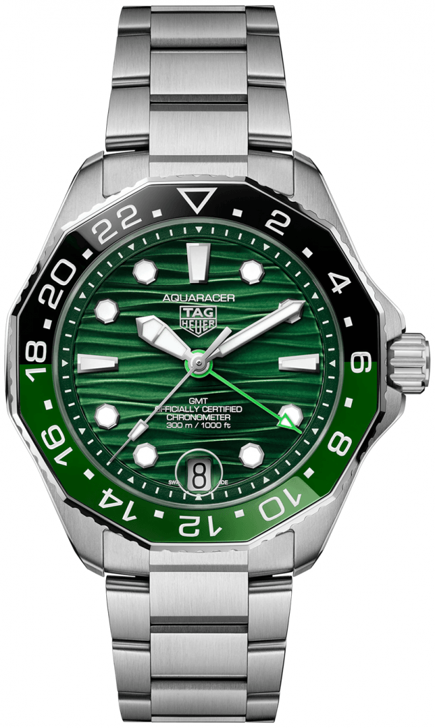 TAG Heuer Aquaracer  Professional 300 GMT  42mm πρασινο καντραν