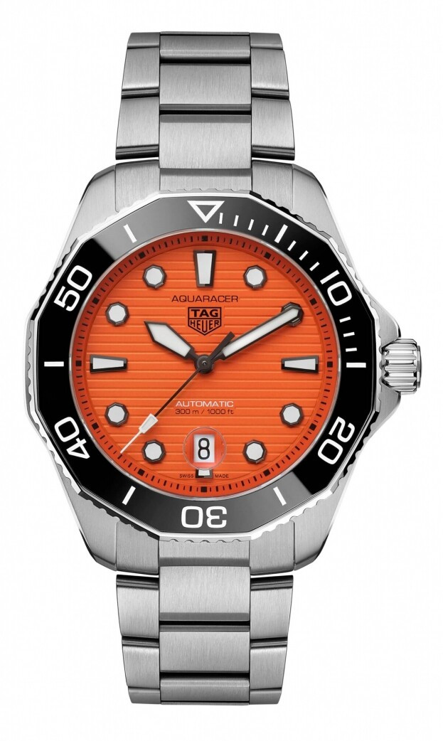 TAG HEUER AQUARACER PROFESSIONAL 300 ORANGE DIVER 43 mm Πορτοκαλί Καντράν