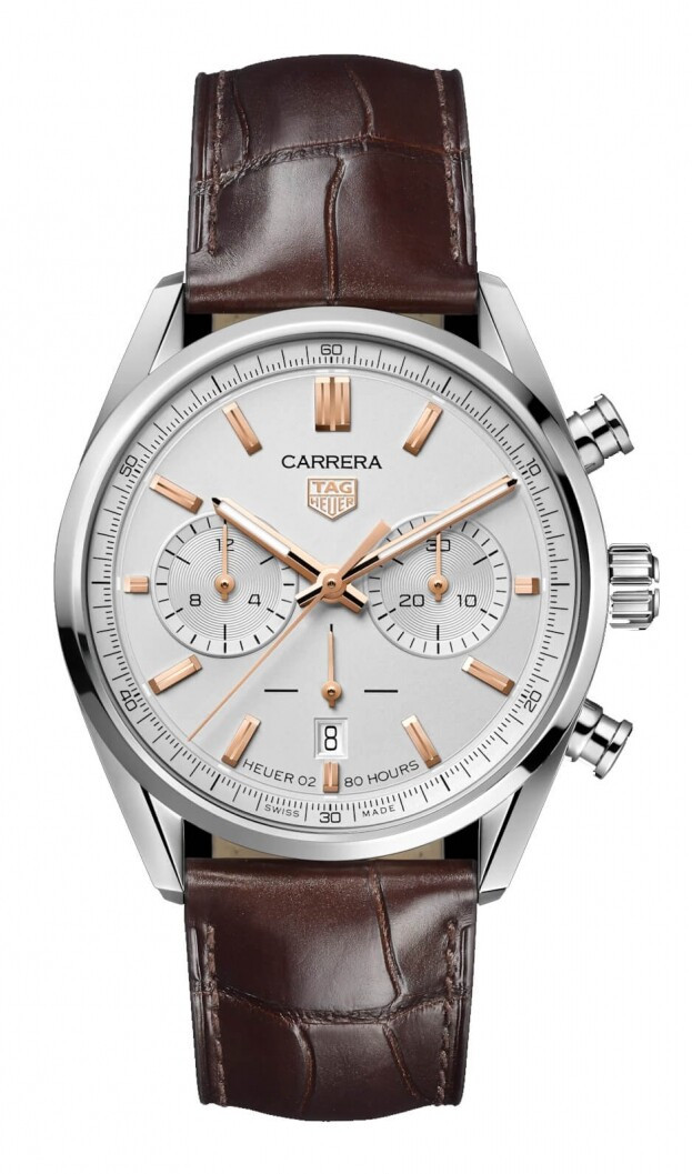 TAG HEUER Carrera Automatic Chronograph 42mm Λευκό Καντράν