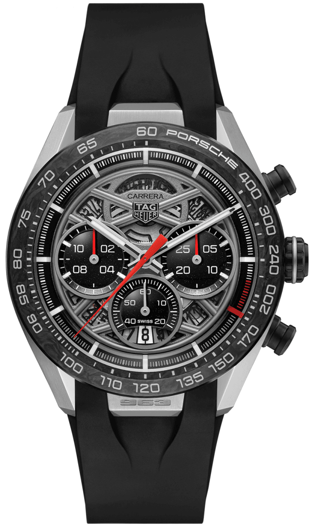 TAG Heuer Carrera Chronograph x Porsche 963 Limited Edition Αυτόματο 44mm Γκρι Καντράν