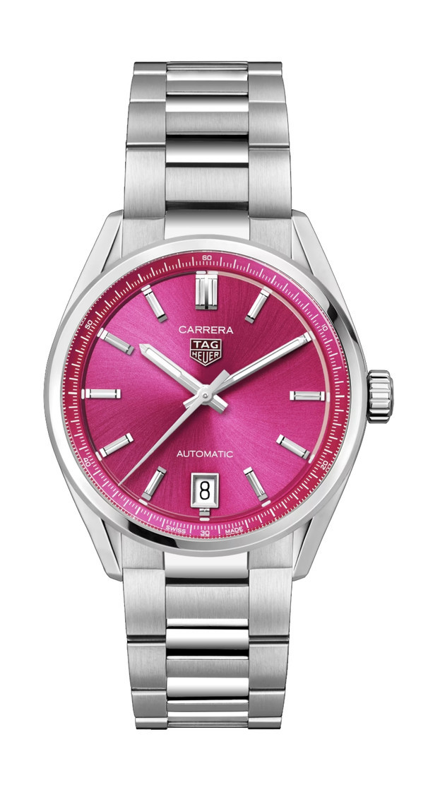 TAG HEUER CARRERA DATE 36mm Pink dial