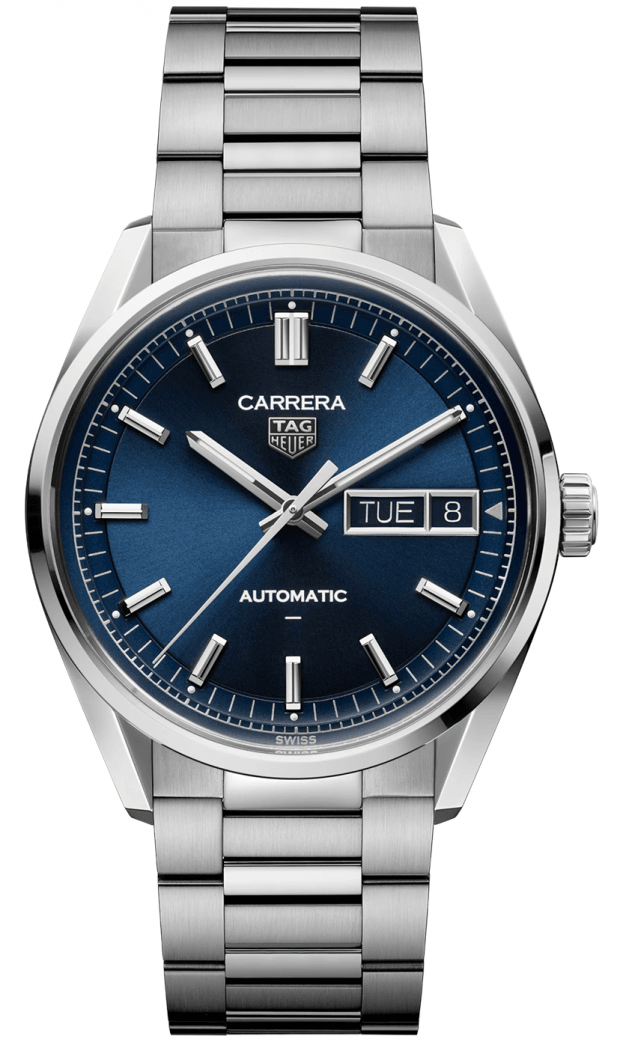 TAG Heuer Carrera Day-Date Αυτόματο 41mm Μπλε Καντράν