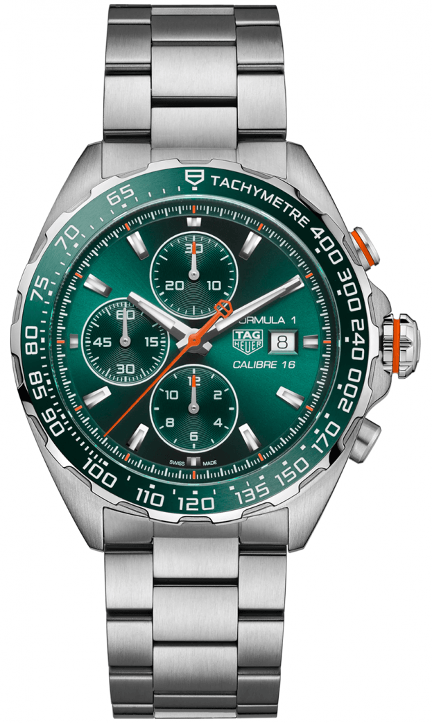 TAG HEUER FORMULA 1 CHRONOGRAPH 44mm πρασινο Καντράν