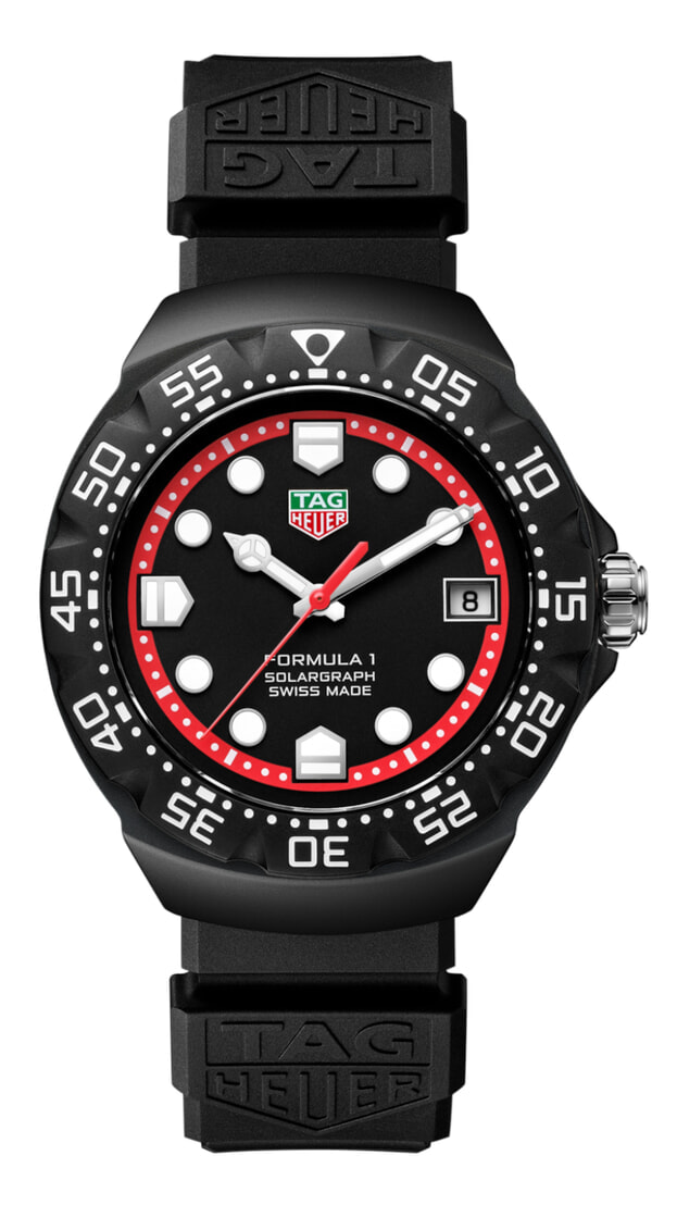 TAG Heuer Formula 1 Solargraph Limited Edition 38mm Black Dial
