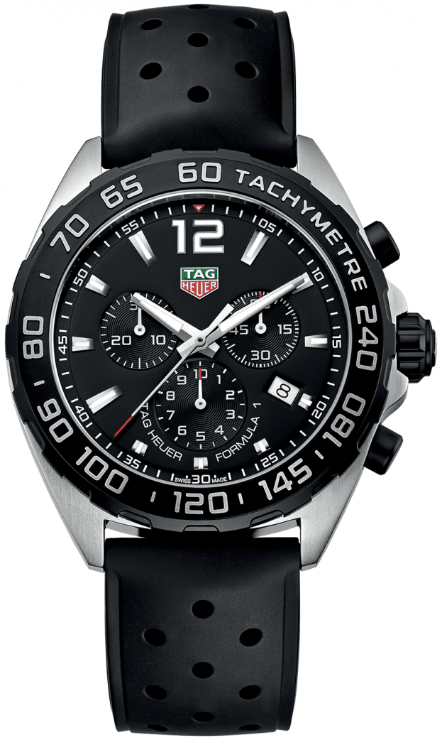 TAG HEUER Formula 1 Quartz Chronograph 43mm Μαύρο Καντράν