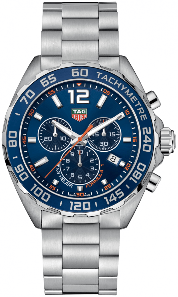 TAG HEUER Formula 1 Quartz Chronograph 43mm Μπλε Καντράν