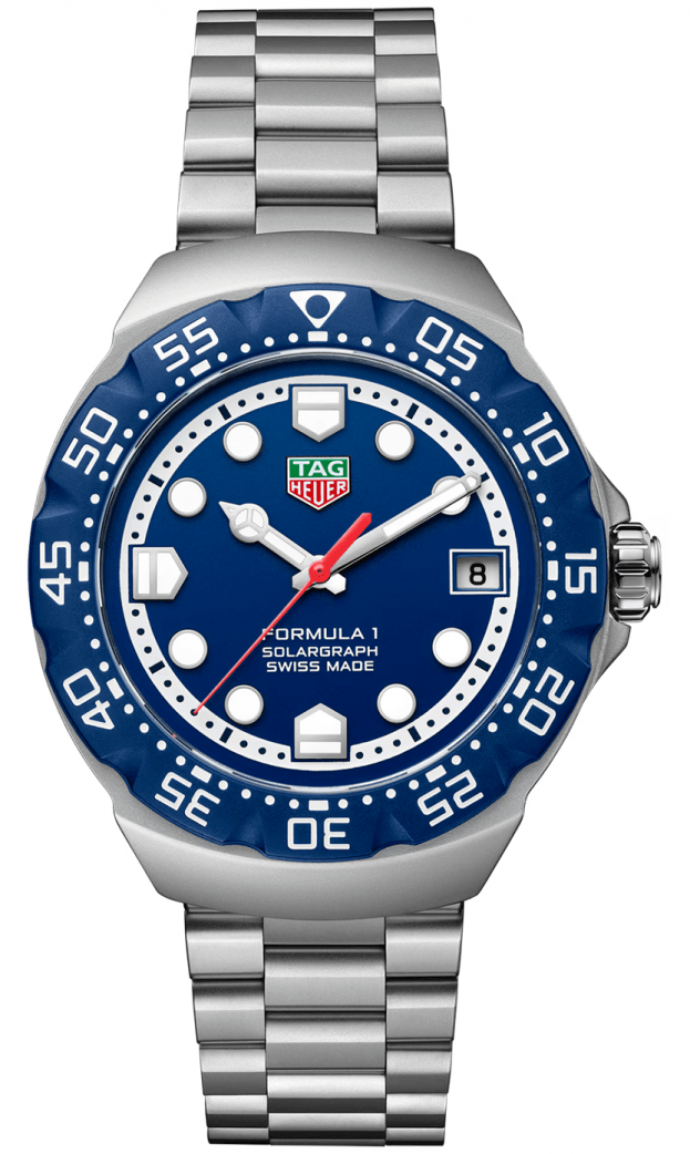 TAG Heuer Formula 1 Solargraph 38mm Μπλε Καντράν