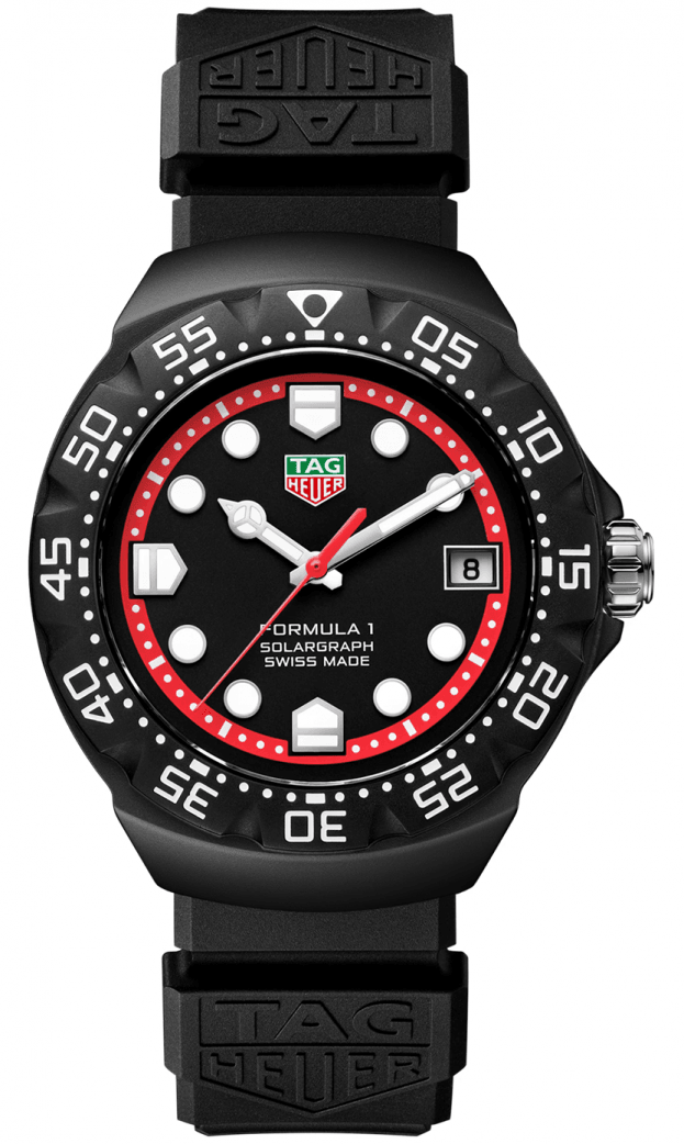 TAG Heuer Formula 1 Solargraph Limited Edition 38mm Μαύρο Καντράν