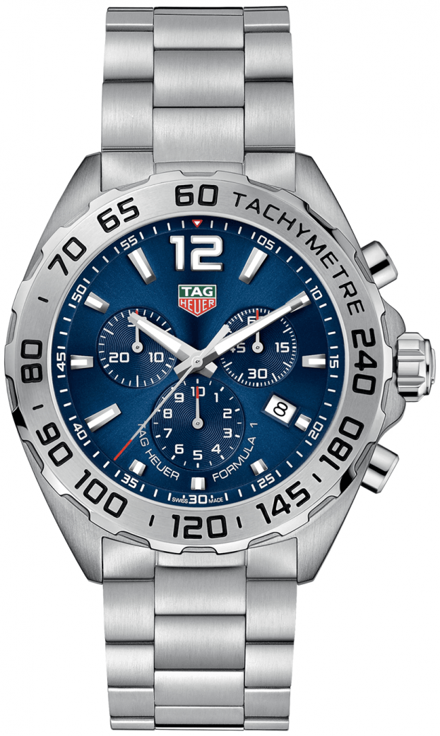TAG HEUER Formula 1 Quartz Chronograph 43mm Μπλε Καντράν