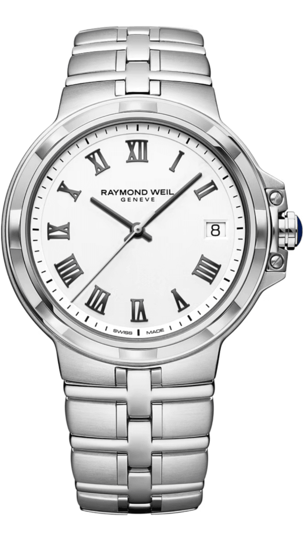 Raymond Weil Parsifal Μπαταρίας 41mm Λευκό Καντράν