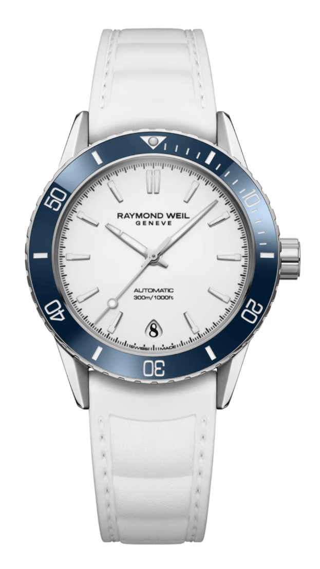 Raymond Weil Freelancer Diver Αυτόματο 36mm Λευκό Καντράν