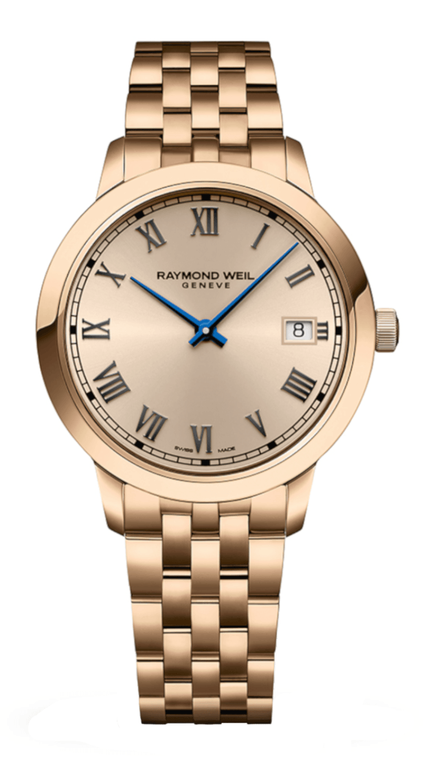Raymond Weil Toccata Μπαταρίας 34mm Ροζ Χρυσό Καντράν