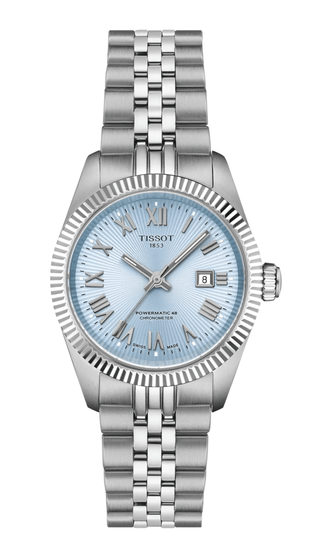 Tissot Ballade Powermatic 48 COSC Αυτόματο 30mm Γαλάζιο Καντράν