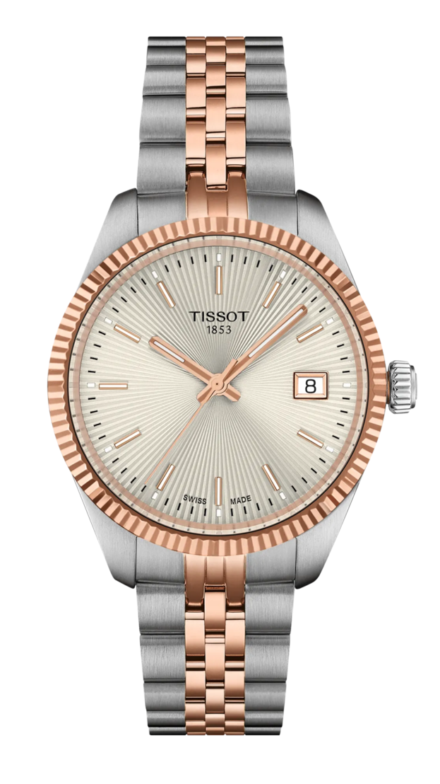 Tissot Ballade Μπαταρίας 34mm Ασημί Καντράν