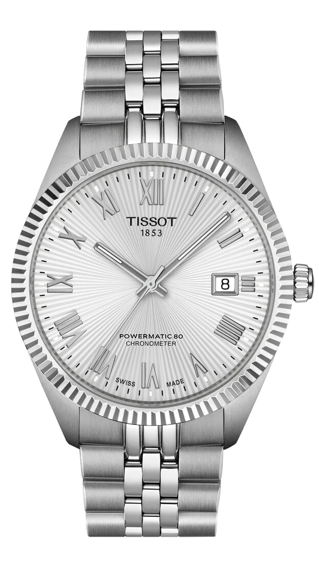 Tissot Ballade Powermatic 80 COSC Αυτόματο 39mm Ασημί Καντράν