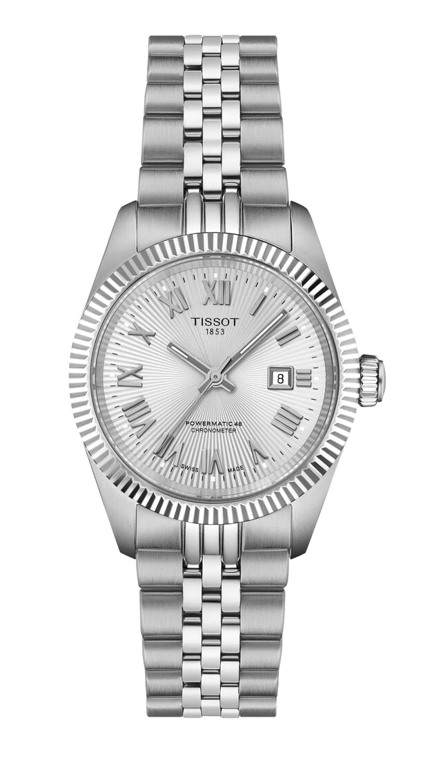 Tissot Ballade Powermatic 80 COSC Αυτόματο 30mm Ασημί Καντράν