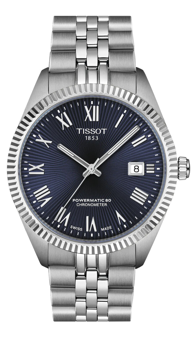 Tissot Ballade Powermatic 80 COSC Αυτόματο 39mm Μπλε Καντράν