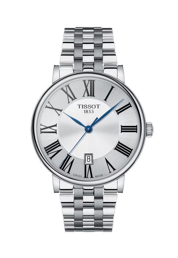 TISSOT CARSON 40mm ασημί καντραν