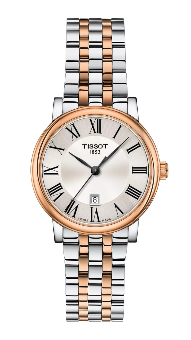 TISSOT CARSON PREMIUM LADY 30mm Ασημί  Καντράν