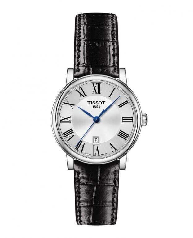 TISSOT Carson Premium Lady Quartz 30mm Ασημί Καντράν