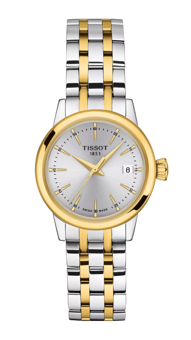 TISSOT Classic Dream Lady Quartz 28mm Ασημί Καντράν