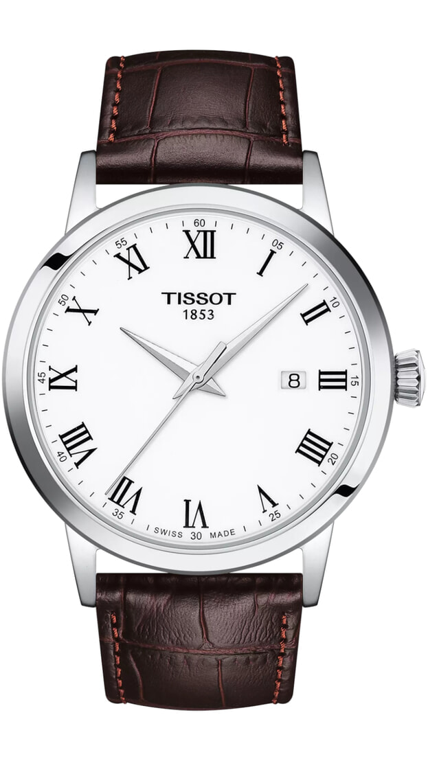 TISSOT Classic Dream Quartz 42mm Λευκό Καντράν