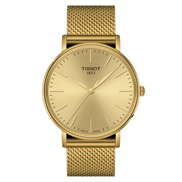 TISSOT EVERYTIME GENT 40mm gold dial