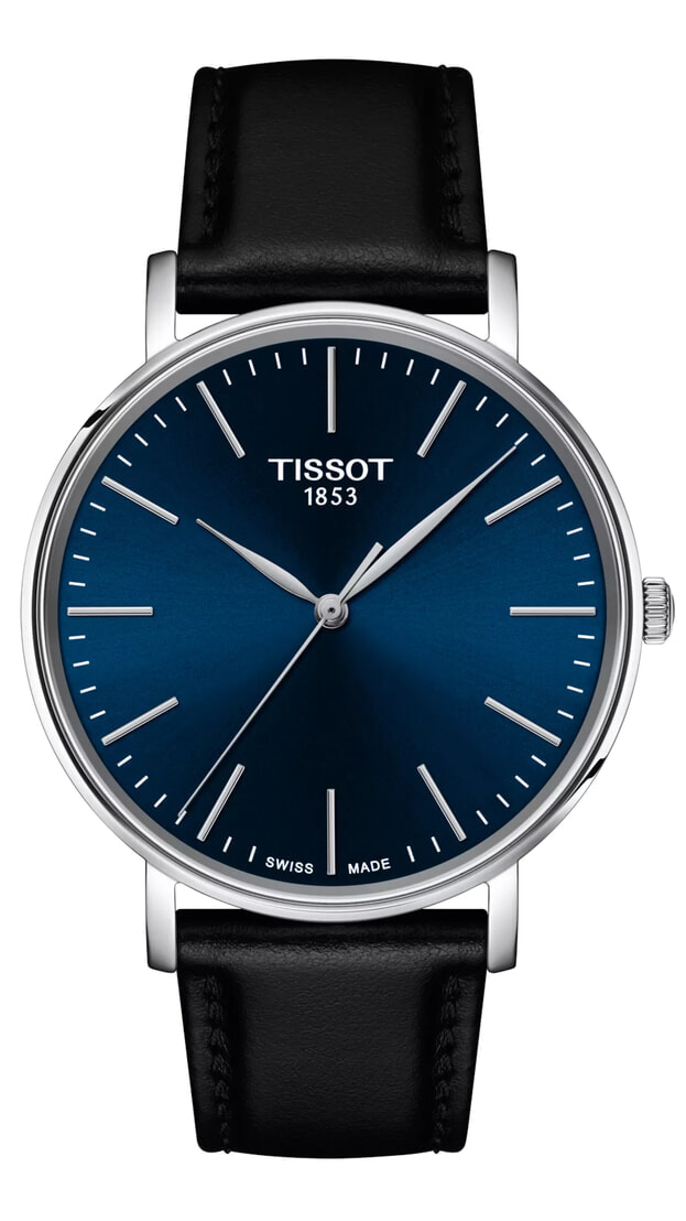 TISSOT EVERYTIME GENT Quartz 40mm Μπλε Καντράν