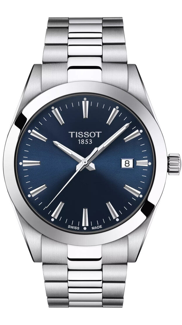 TISSOT GENTLEMAN BLUE 40MM ΜΠΛΕ ΚΑΝΤΡΑΝ